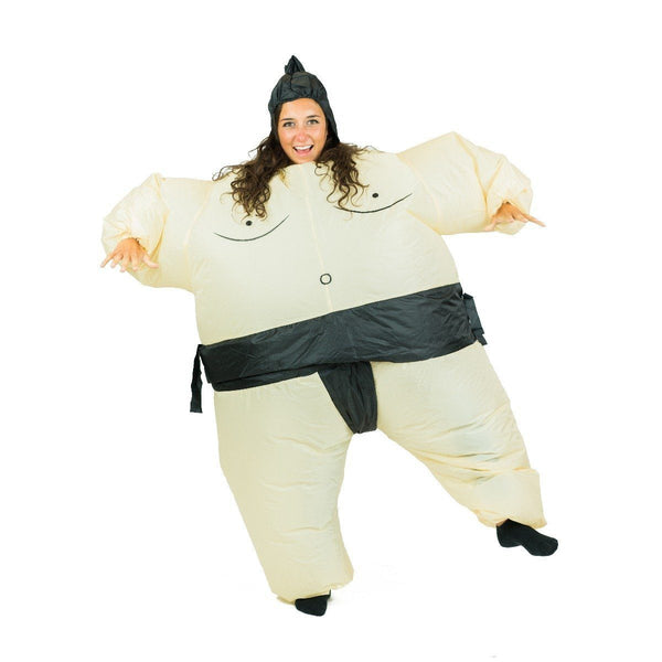 Costume gonfiabile da lottatore di sumo gigante per uomo